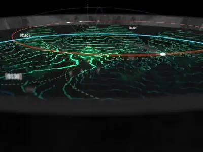 Digital Terrain 3D model