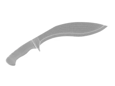 battle knife v13 3D model