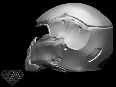 Cybermantis pilot PRO helmet 3D print model