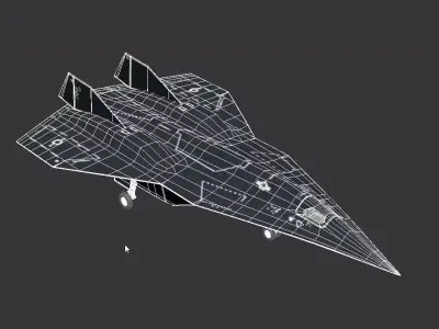 Lockheed SR-72 Darkstar 3D model