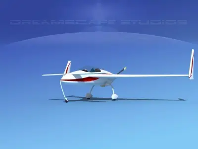 Rutan VariEze V12 3D model