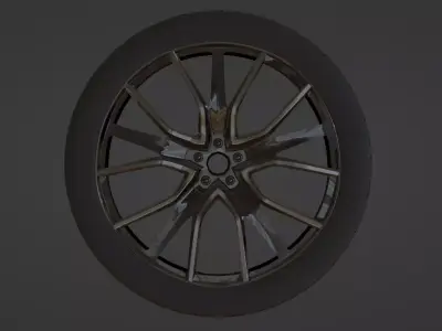 Audi A1 Rim Free 3D model