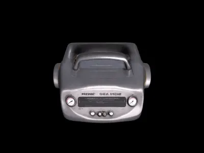 3d Render Pressure Check Machine 3D model