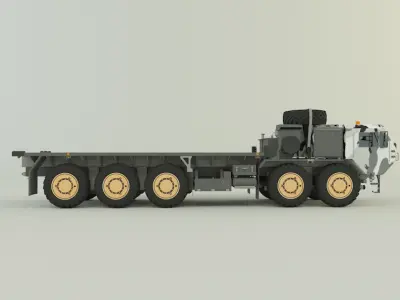 Hemtt A4 Military Container Truck 3D model