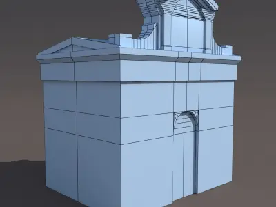 church portal 3D model