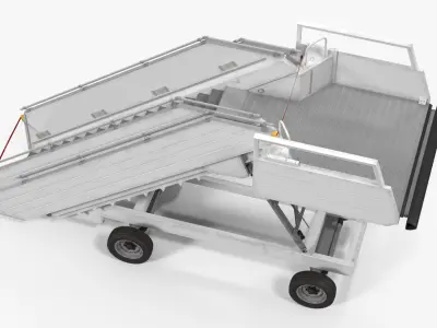 Passenger Steps 2 3D model