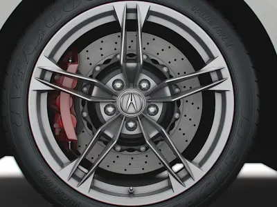 Acura NSX Type S 2022 wheel 3D model