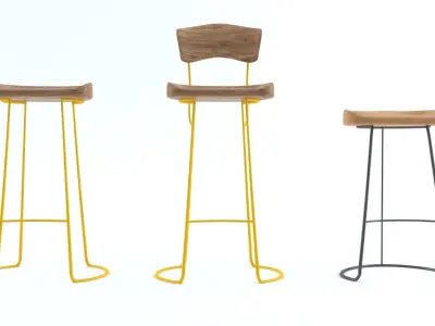 Bar Chair Free 3D model