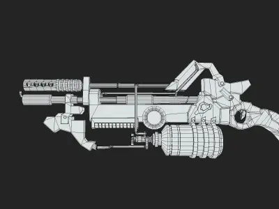 Dragon Breathe Low-poly 3D model