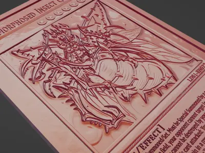 Metamorphosed Insect Queen - yu-gi-oh 3D print model