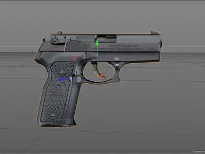 BERETTA STOEGER COUGAR 8mm Free 3D model