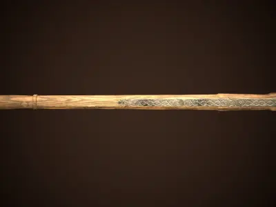 Bec de corbin  01 Low-poly 3D model