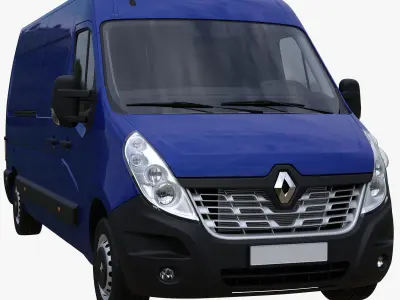 Renault Master L3H2 Van 3D model