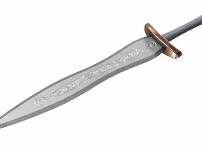 Elfsword Low-poly 3D model