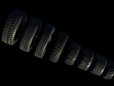 Tire collection 3D model