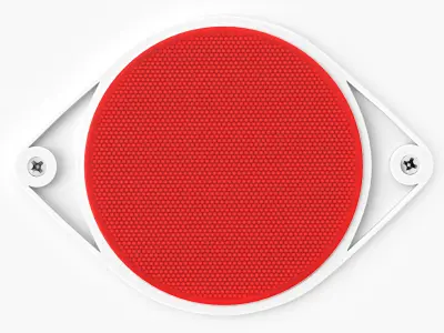 Road Stud Round Reflectors Red 3D model