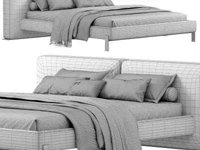 Vogue Bed 3D model