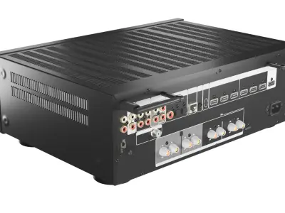 Denon DRA 800H Stereo Network Amplifier 3D Model 3D model