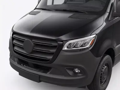 Mercedes-Benz Sprinter Cargo Van Low-poly 3D model