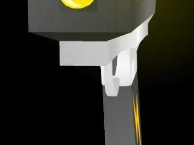 Electric Pistol Free low-poly 3D model