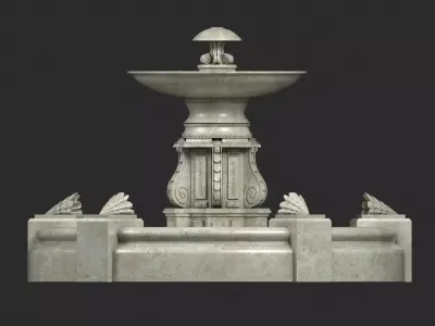 Fountain 3D model