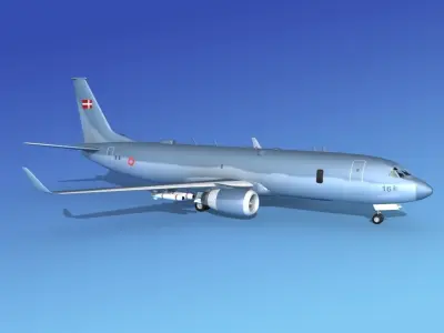 Boeing P-8 Poseidon Denmark 3D model