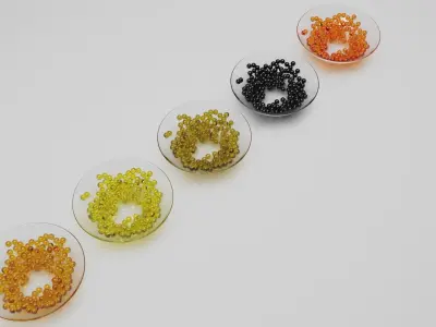 Caviar Set 3D model
