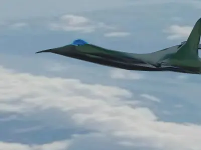 airline Free low-poly 3D model