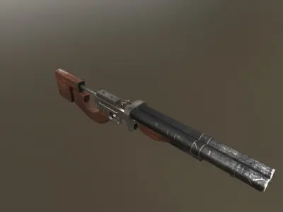 doublet from the game METRO 2033 3D model Low-poly 3D model