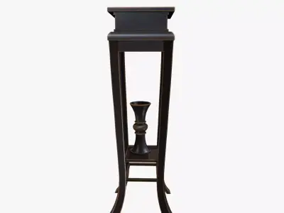 Medieval Furniture V07 Low-poly 3D model