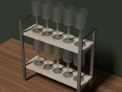 Shelf 07 Free 3D model