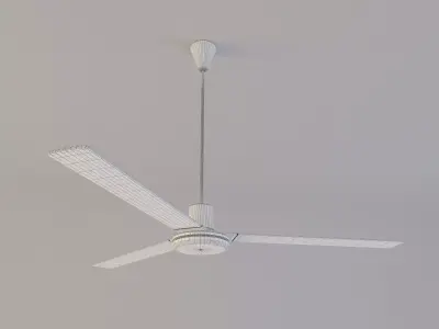 Simple Ceiling Fan Free 3D model