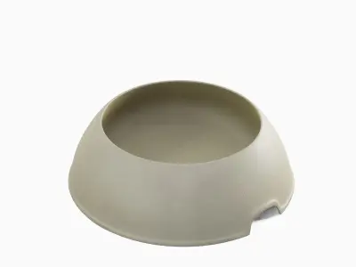 Plastic Dog Bowl A 05 Low-poly 3D model