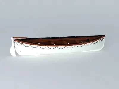 TITANIC LifeBoat No. 7 1912 Free 3D model