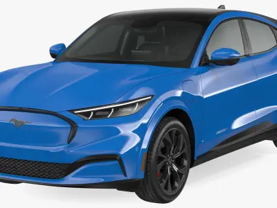 Mustang Mach-E 2021 3D model purchase