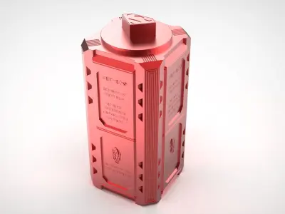Superman Krypronite Box as storage container 3D print model
