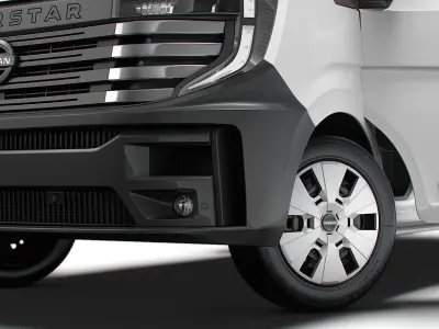 Nissan Interstar L3H3 CrewCab Van HQ Interior 2024 3D model