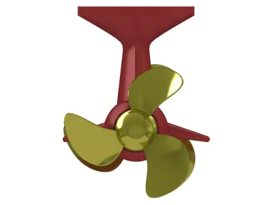 AZIMUTH THRUSTER PROPELLER 3D model