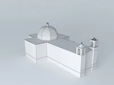 Temple of San Juan de Dios 3D model