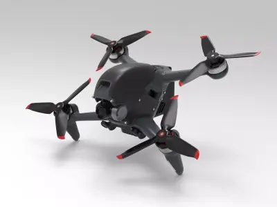 DJI FPV Drone 3D model