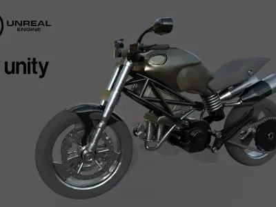 Bike1 gta san andreas motorcycle Free 3D model