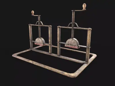 Dungeon Hand Crusher Low-poly 3D model