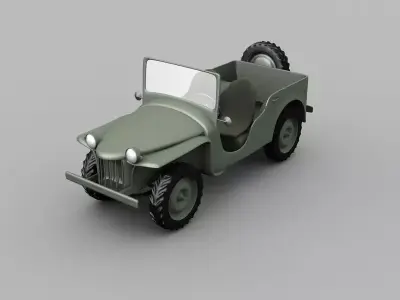 Bantam BRC Jeep 3D model