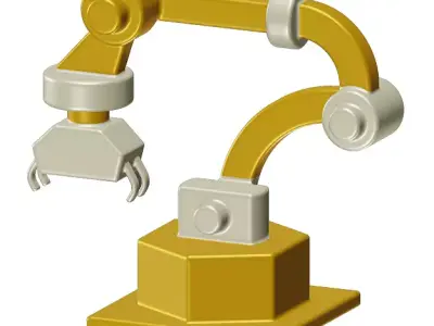 Kids Industrial Robot Toy 3D model