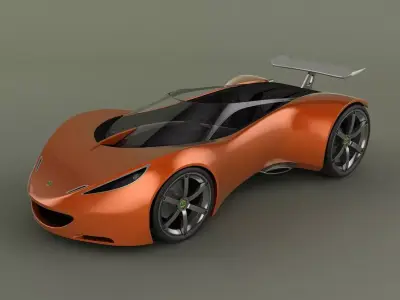 Lotus Hot Wheels Concept Free 3D model