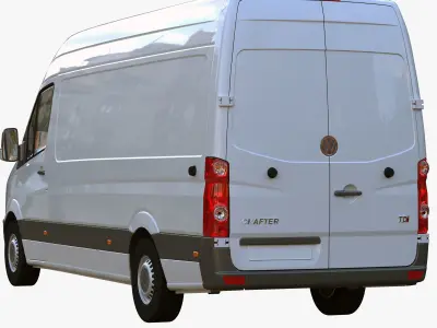 VW Crafter Van 3D model