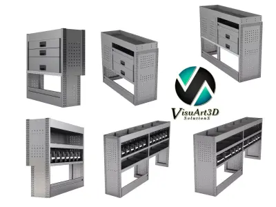 Van box systems 3D model
