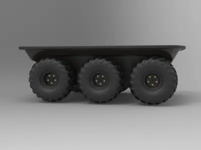 Argo platform 6x6 3D model