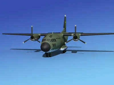 Alenia C-27A Spartan USAF 1 3D model