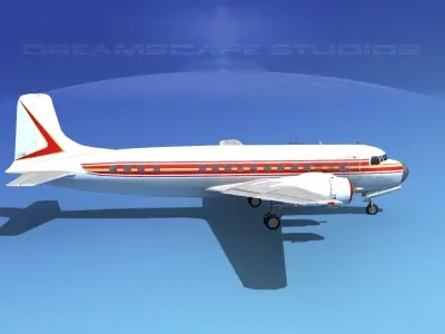 Douglas DC-6 Executive 3D model